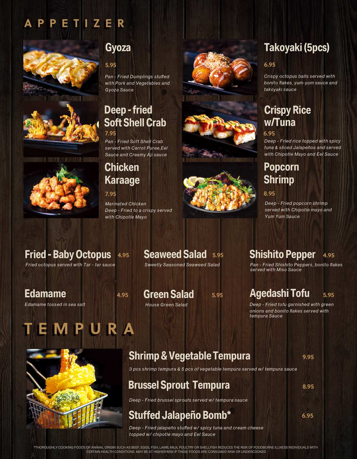 Ichi Ramen menu 1