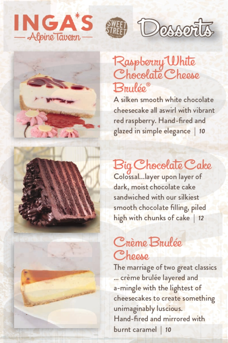 desserts list 3