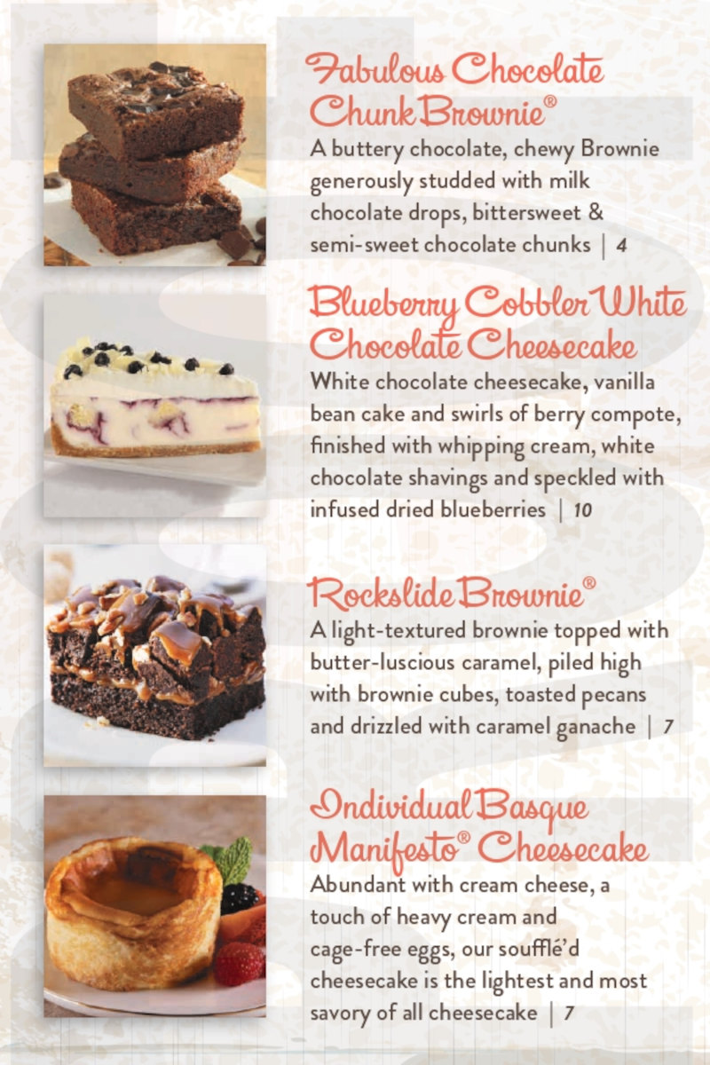 desserts list 4