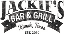 Jackie's Bar & Grill logo scroll