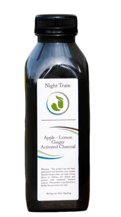 Night train apple-lemon ginger bottle