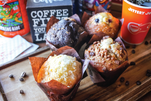 Four muffins