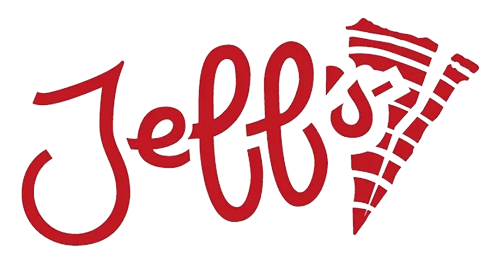 Jeff's Pizza logo top