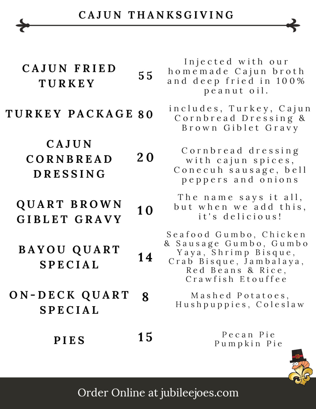 Cajun Fried Turkey Flyer 2