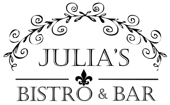Julia's Bistro & Bar logo scroll