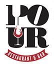 POUR Restaurant & Bar - Lafayette logo scroll