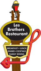 Les Brothers logo scroll