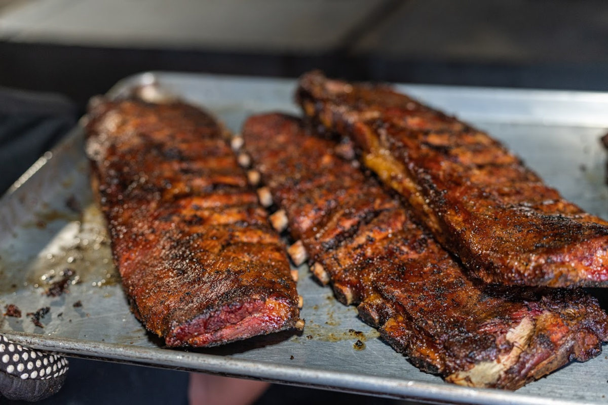 Oven-baked ribs