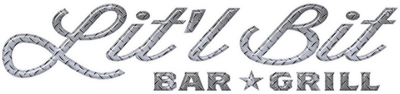 Lit'l Bit Bar and Grill logo scroll