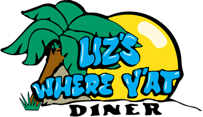 Liz's Where Y'at Diner logo top