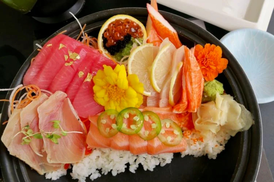Sushi on Plate