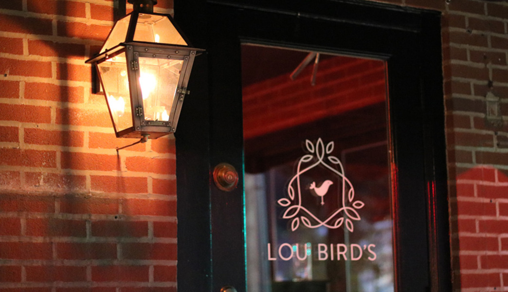 Lou birds front door