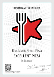 Brooklyn's Finest Pizza award