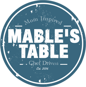 Mable's Table logo scroll