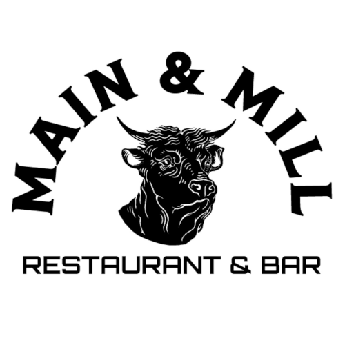 Main & Mill logo scroll