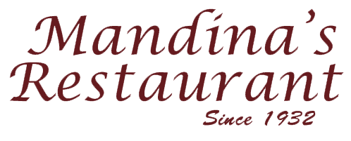 Mandina's - Mandeville logo scroll
