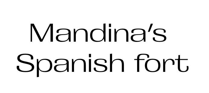 Mandina's of Spanish Fort logo scroll