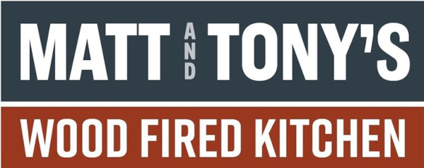 Matt and Tony's Wood Fired Kitchen logo scroll