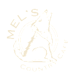 Mel's Country Cafe logo top