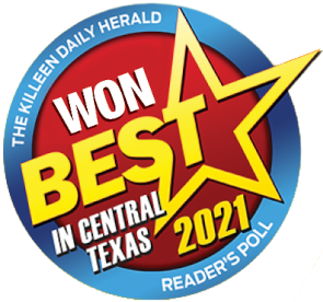 Voted best in Central Texas 2021