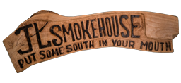 JL Smokehouse- Mesa logo scroll