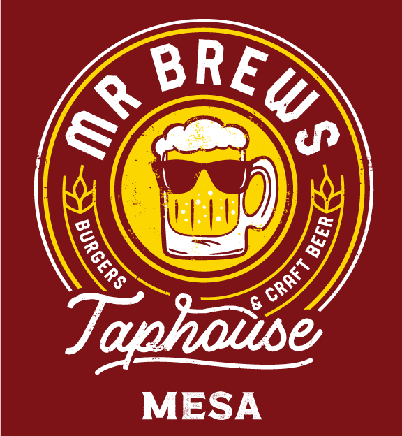 Mr Brews Taphouse - Mesa logo scroll