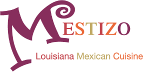 Mestizo Louisiana Méxican Cuisine logo scroll