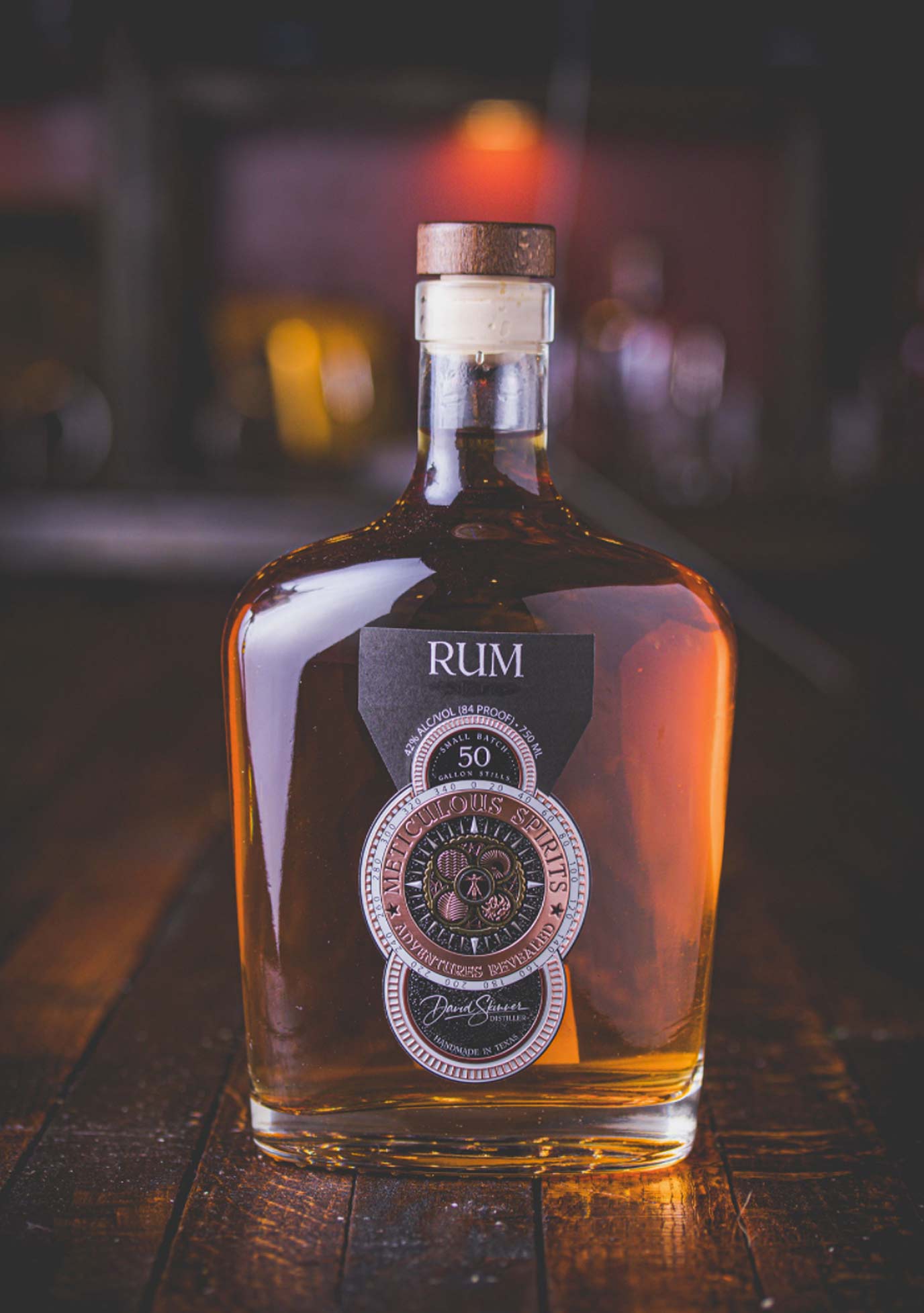 Dark Rum bottle