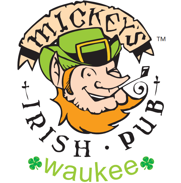 Mickey's Irish Pub Waukee logo top