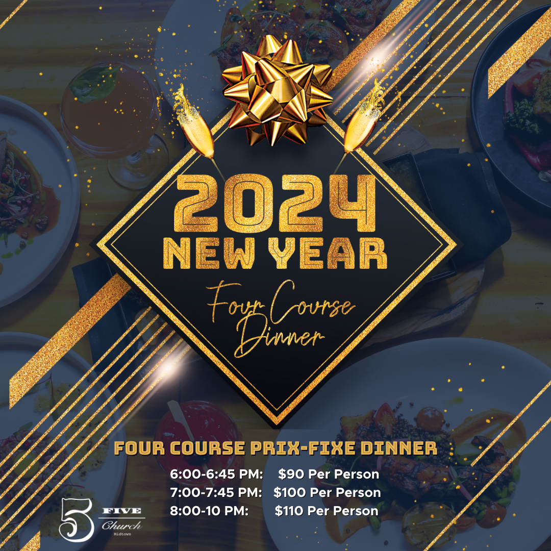 New Year Dinner 2024 Flyer
