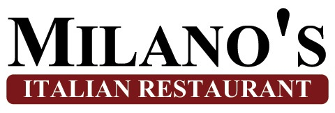 Milano's Italian Restaurant logo scroll