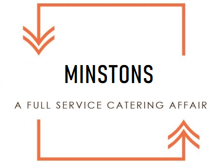 Minstons Catering logo scroll