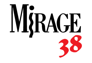 Mirage38 logo scroll