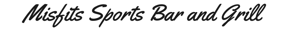 Misfits Sports Bar and Grill logo scroll