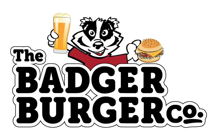Badger Burger Company Mukwonago logo scroll