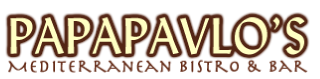 Papapavlo's Bistro logo scroll