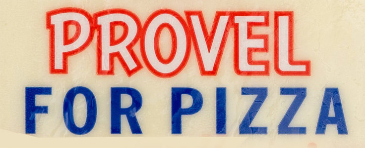 Provel for pizza logo