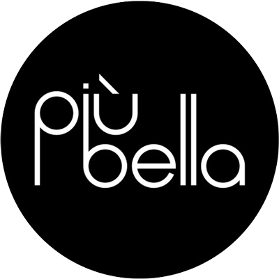 Piu Bella Pizza logo scroll