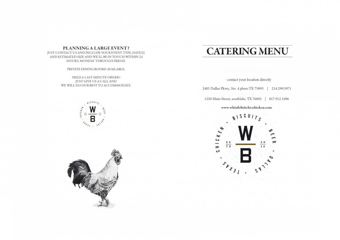 Catering menu photo