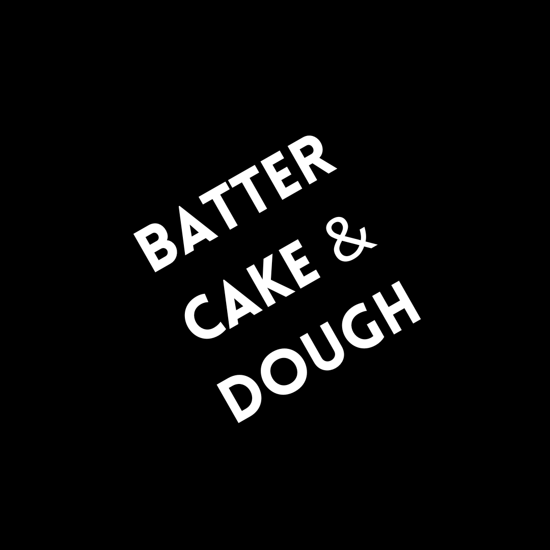 batter, cake & dough logo