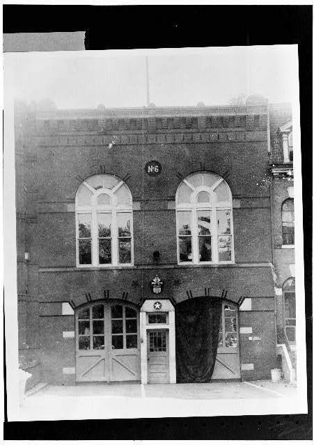 A vintage image of Old Engine Company No. 6