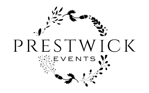 Prestwick Events logo scroll