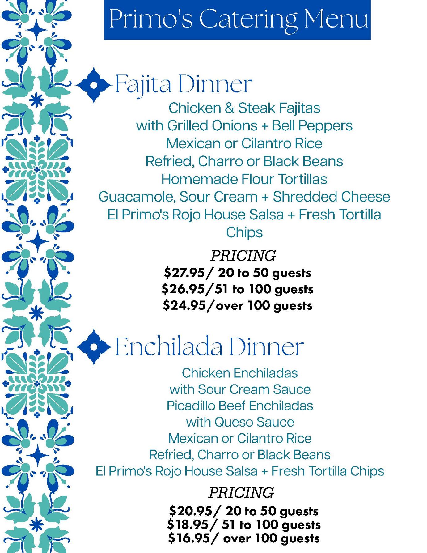 El Primo's Catering