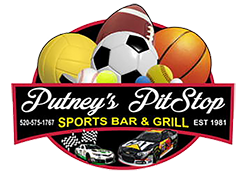 Putney's Pitstop Bar & Grill logo top