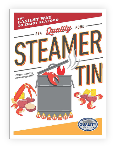 steamer tin flyer