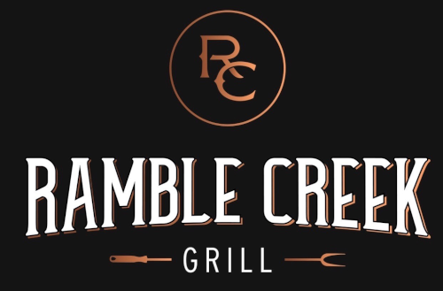 Ramble Creek Grill logo scroll