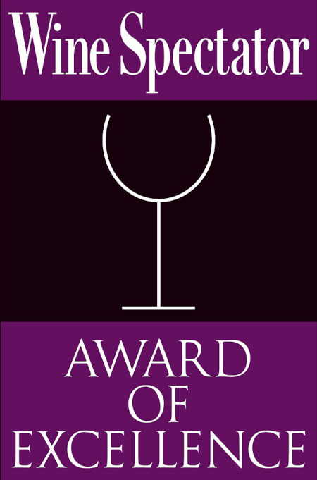Wine spectator award of excellence