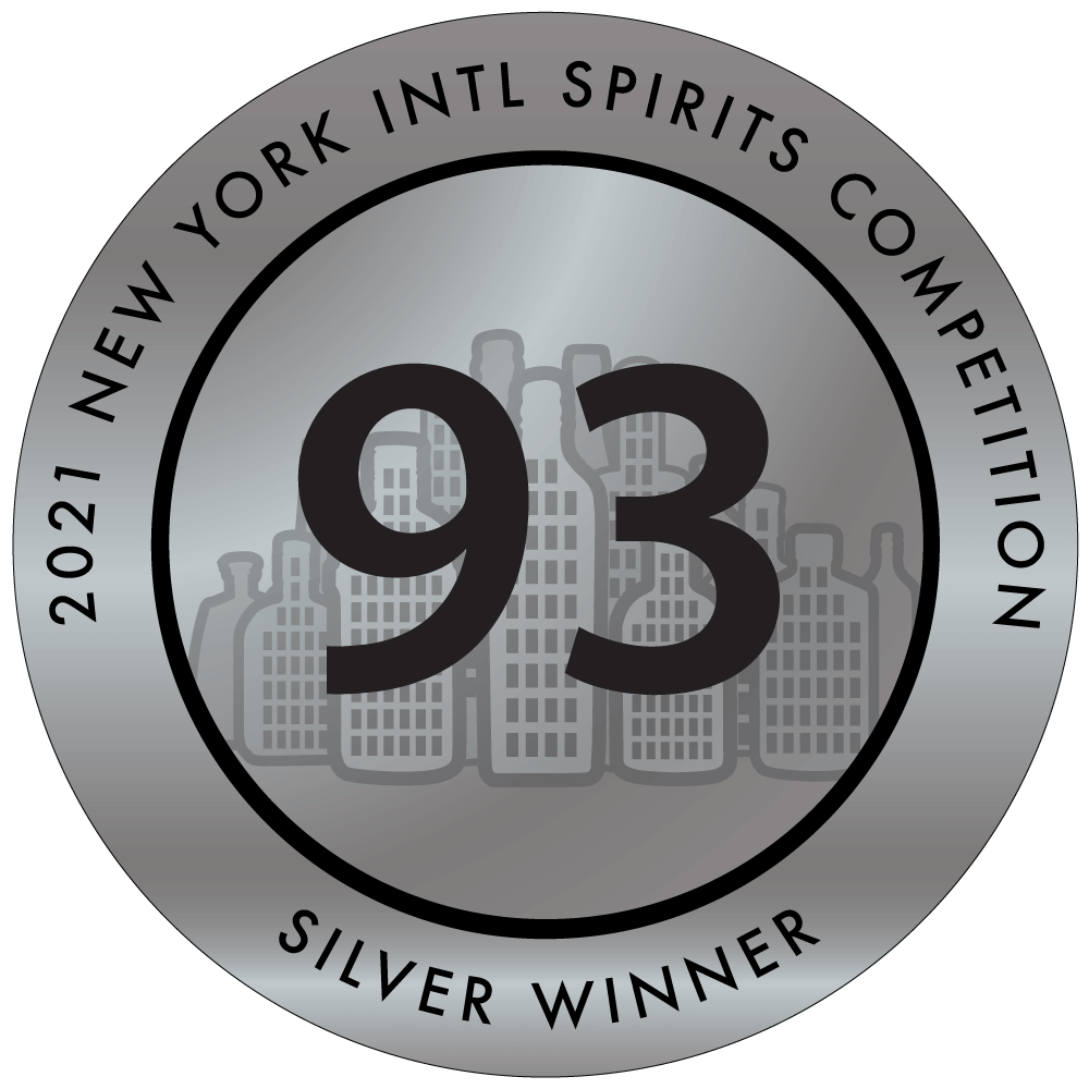 2021 New York intl Spirits competition silver winner