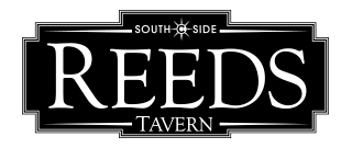 Reeds Southside Tavern logo scroll