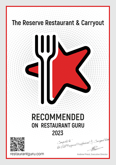 Recommended on Restaurant Guru 2023